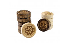 Комплект фишек для больших нард "Узор 1", Ustyan Комплект фишек для больших нард "Узор 1", Ustyan